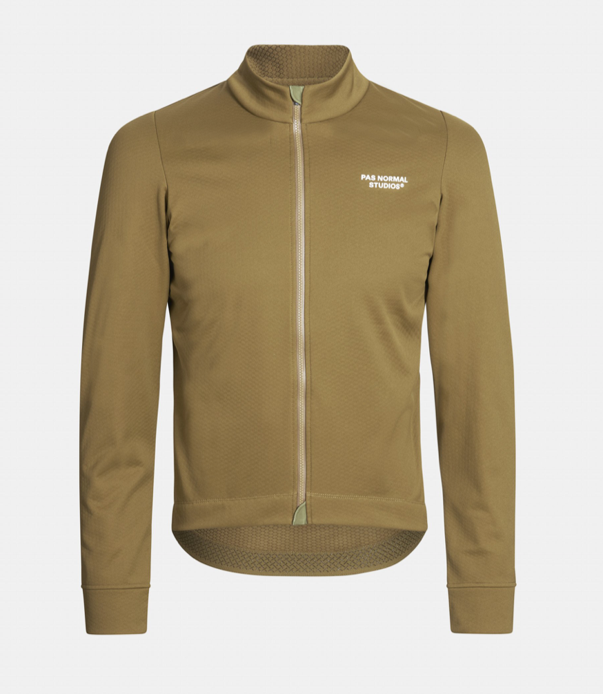 Men's Essential Thermal Long Sleeve Jersey — Green Terrain Men's Essential Thermal Long Sleeve Jersey — Green Terrain